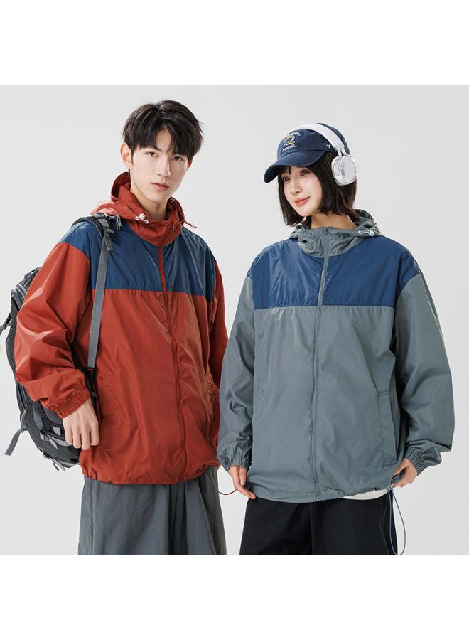 Song Feng Ya Sun Protection Clothing Men's And W En's Summer Thin Ice Silk Breathable Hooded Couple's Sportswear Riding Sun Protection Clothing Jacket - Image 3