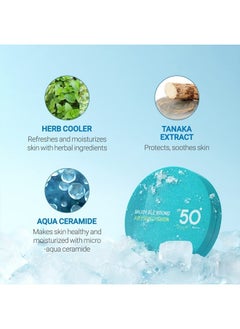 SCINIC Enjoy All Round Airy Sun Cushion EX SPF50+PA++++0.88oz (25g) | Cooling UV Protection & Natural Tone-up From Face To Body For All Family Members | Korean Skincare  - Image 4