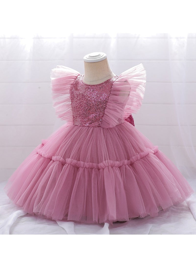 D'Daniela Pink Tulle Dress - Image 2
