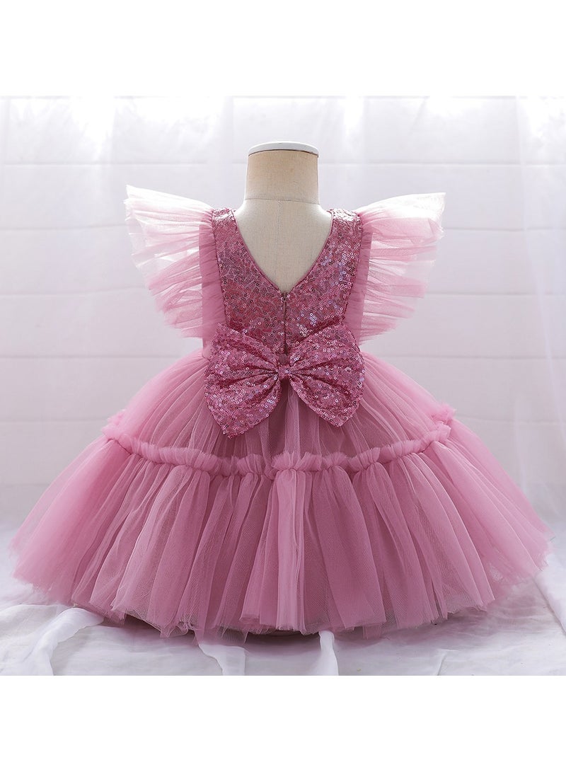 D'Daniela Pink Tulle Dress - Image 3