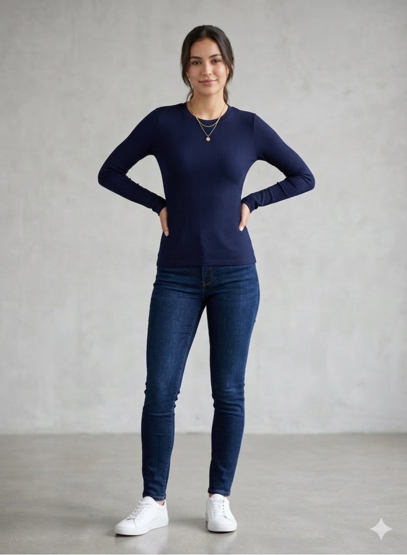 Carina Round Neck Long Sleeves (Cookies) - Image 1