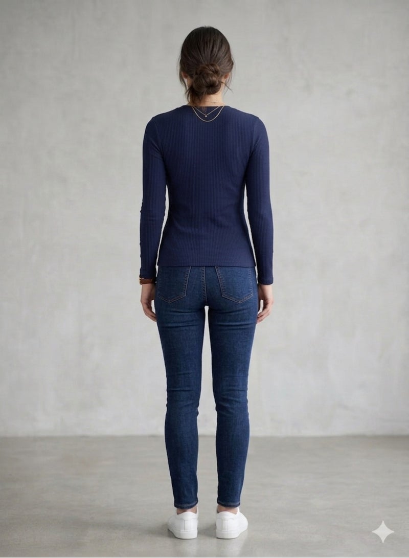 Carina Round Neck Long Sleeves (Cookies) - Image 3