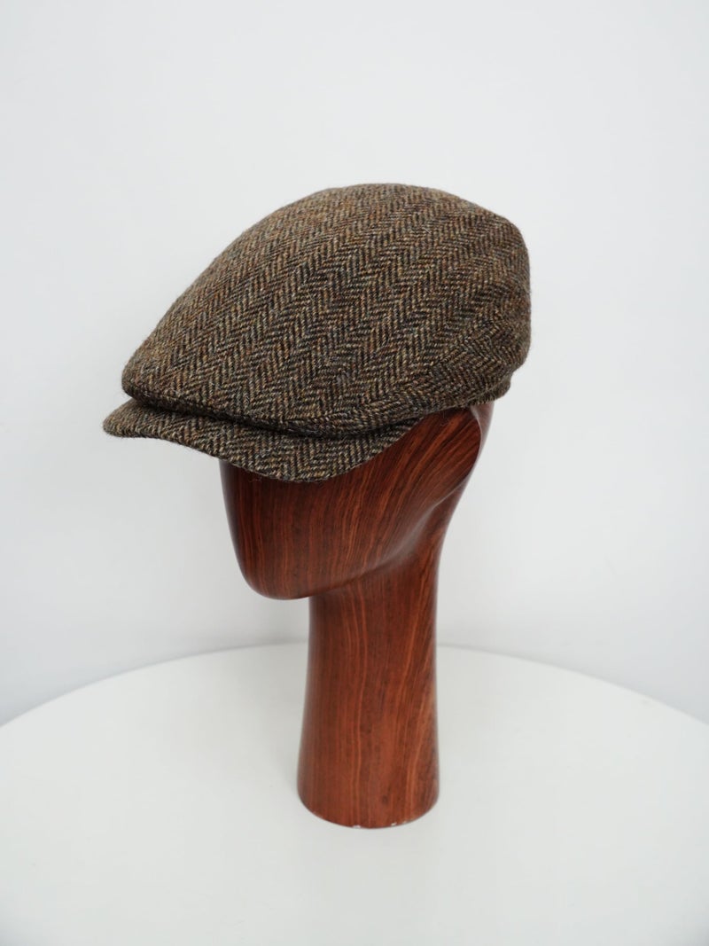 TAILORMAP Harris Tweed Newsboy Cap 100% Wool Flat Cap for Men (59CMï¼ŒUS Size 7 3/8) - Image 4
