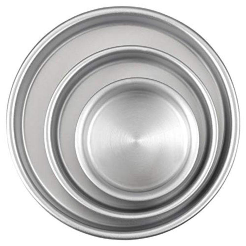 طقم مقلاة مستديرة من ويلتون، فضي، wt-2105-0472، 3 قطع - Image 3