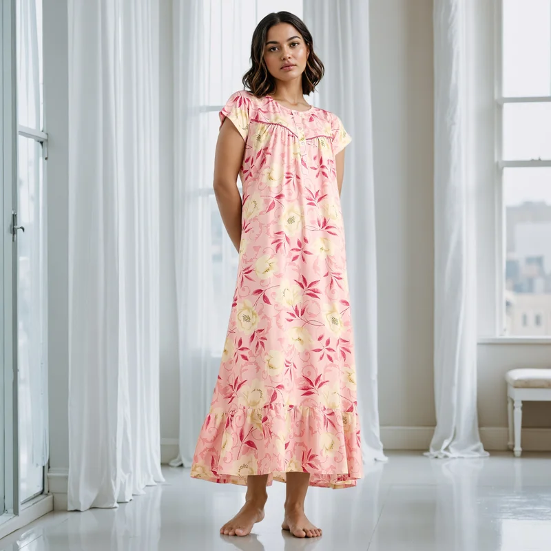 Splash FAV Floral Print Night Gown