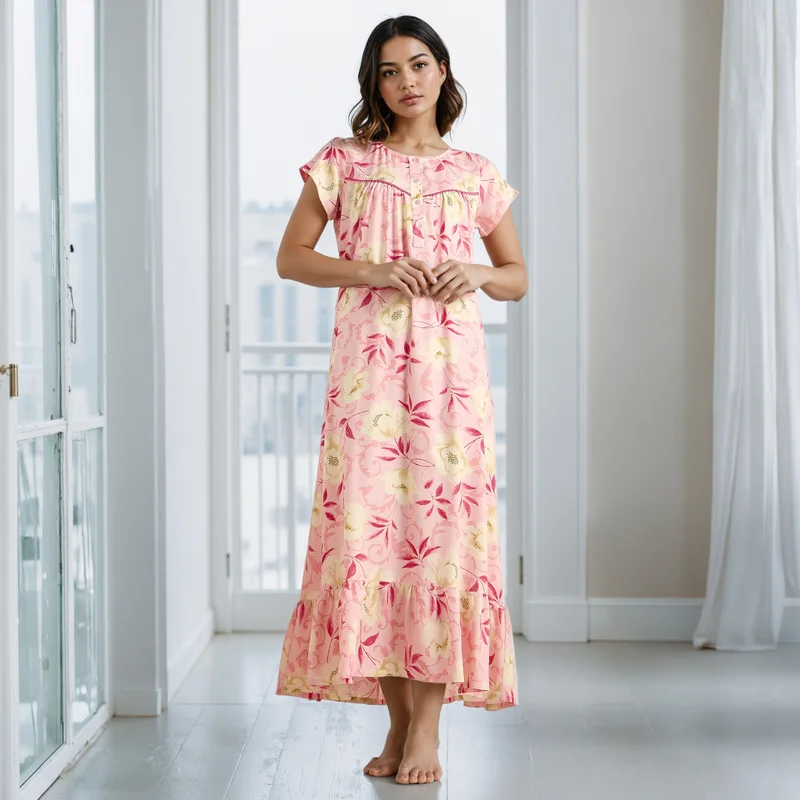 Splash FAV Floral Print Night Gown
