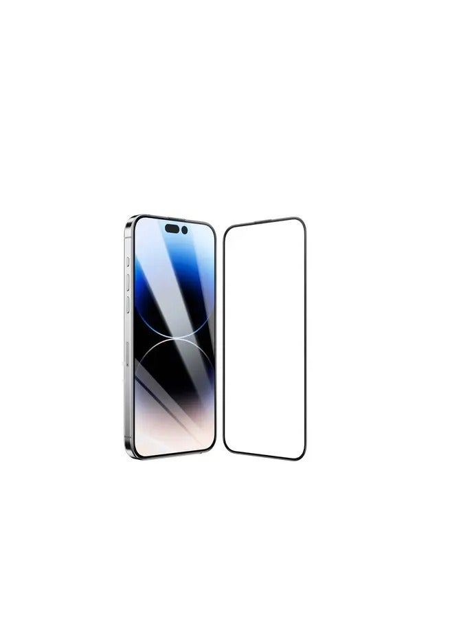 HEXABEX iPhone 15 Pro Screen Protector High Quality Tempered Glass Screen Protector for iPhone 15 Pro 6.1" Black/Clear - Image 4