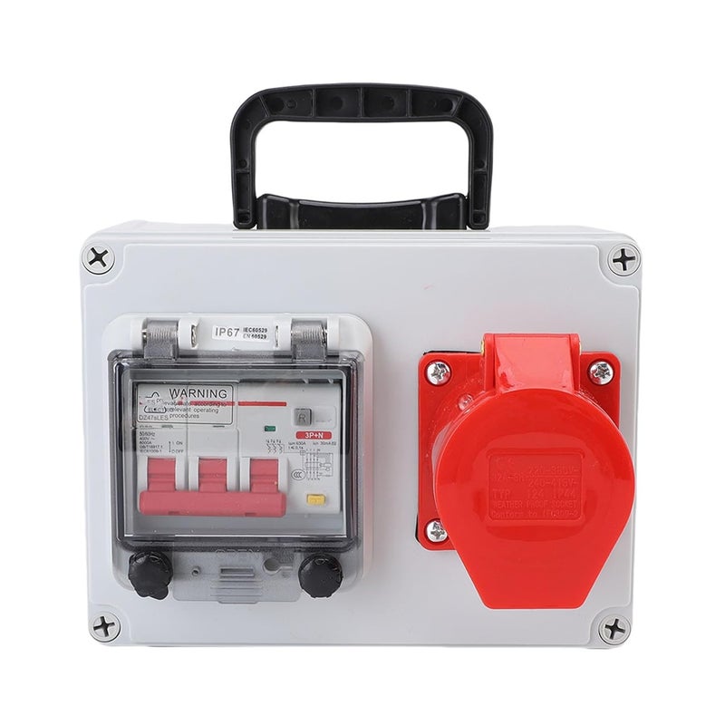 صندوق توزيع صناعي محمول بمقبض مقاوم للصدمات لمستودع موقع بناء مصنع - Image 1