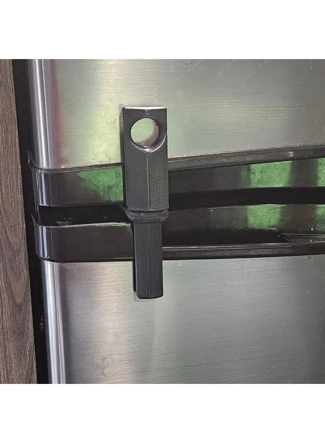 1pc RV Refrigerator Freezer Lock Multi Size Easy Installation Durable Camper Storage Lock For Outdoor Enthusiasts Road Trippers - Image 1