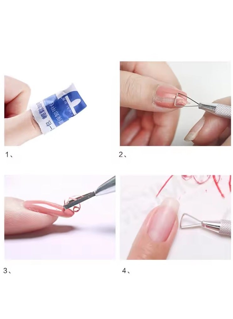 Goolsky Stainless Steel Nail Peeler Nail Art Polish UV Gel Remover Triangle Stick Rod Pusher Nail Art Tool For Manicure And Pedicure  - Image 2