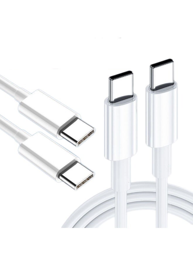 USB type C To type-C Super Fast Charging Cable 60W For iPhone 16/15, iPad, iPad mini 7, MacBook Pro, Samsung S25 Ultra/S24/23/, Huawei P70  - Image 1