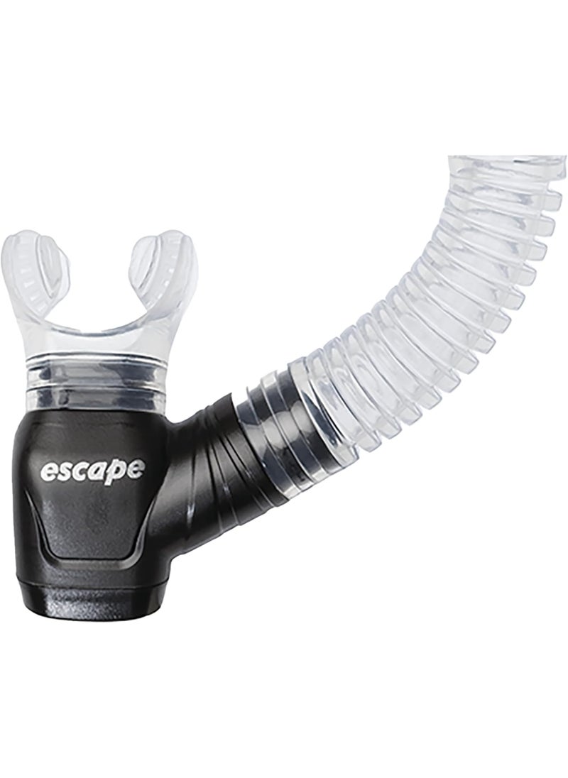 Scubapro SCUBAPRO Escape SemiDry Snorkel with Purge Valve and Splashguard BarrelTop Design Blue  - Image 3