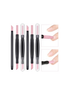 Y&D Pumice Stone Nail File, Sanding File Cuticle Remover Stick Double-Headed Polishing Pen for Household Beauty Salon Fingernail Toenail Peeling Dead Skin Repairing (6 Pieces)  - Image 1
