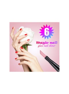 Y&D Pumice Stone Nail File, Sanding File Cuticle Remover Stick Double-Headed Polishing Pen for Household Beauty Salon Fingernail Toenail Peeling Dead Skin Repairing (6 Pieces)  - Image 2