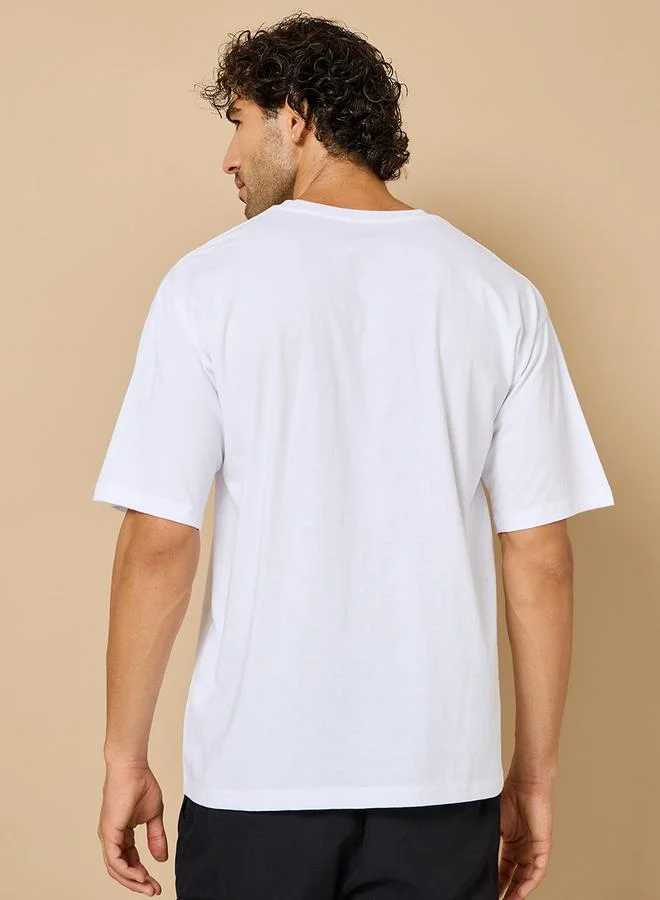 Styli Miami Graphic Print Oversized T-Shirt