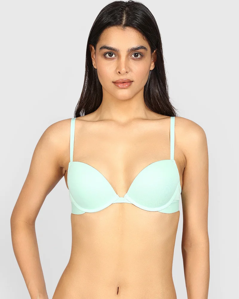 La Senza La Senza Remix Pushup Cotton Plunge Bra