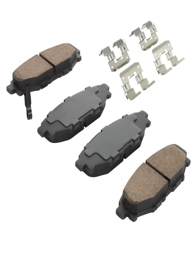 QUALITY-BUILT Premium Ceramic Rear Brake Pads (1001-1114C) Replacement for 2005-2023 Subaru (BRZ/Crosstrek/Forester/Impreza/Legacy/Outback/WRX/XV/XV Crosstrek) - Image 2