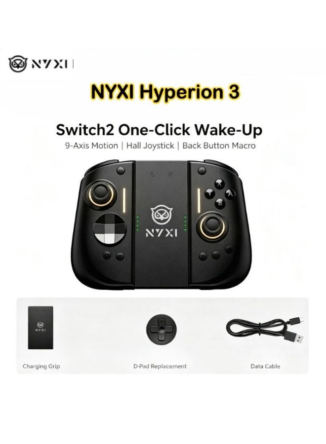 Nyxi Hyperion 3 Wireless Magnetic Controller, Full Mechanical Switches, Hall Effect Joysticks, Beige - Image 1