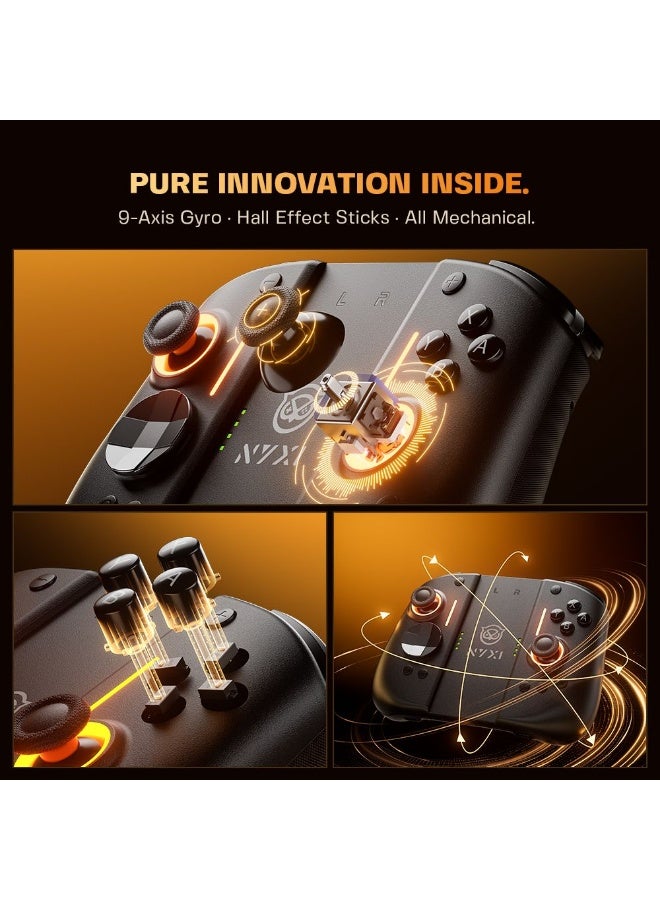 Nyxi Hyperion 3 Wireless Magnetic Controller, Full Mechanical Switches, Hall Effect Joysticks, Beige - Image 3
