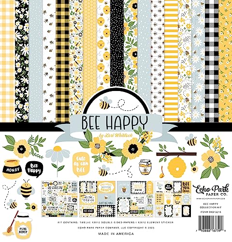 Echo Park Paper Echo Park Collection Kit 12X12 Bee Happy - Image 1