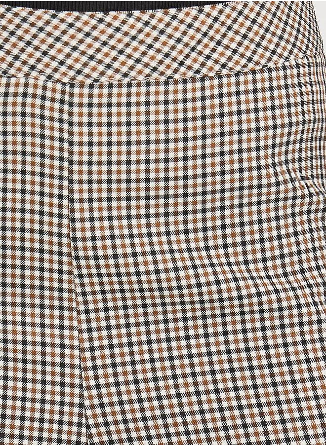 Styli - Checked Tailored Shorts - Image 1
