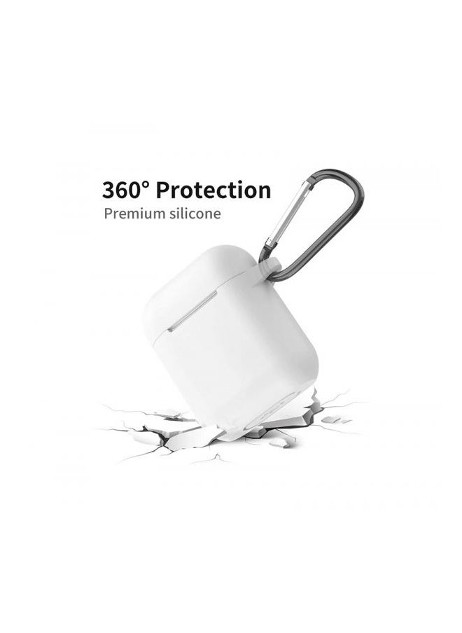 Generic - Protective Silicone AirPods Case with hook - Image 1