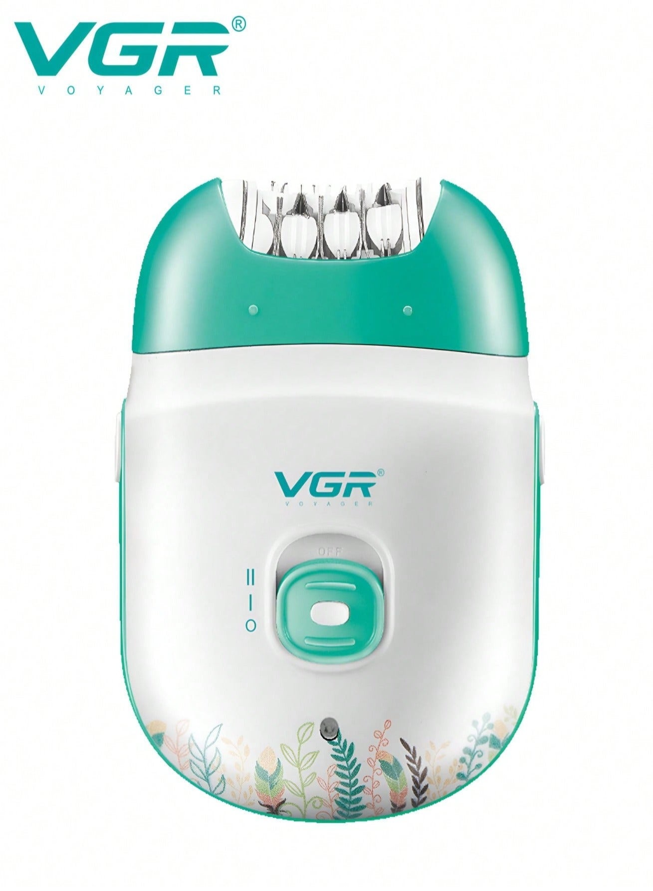 Epilator for Women-Cordless Epilators Electric 2 Speeds and 18 Tweezers for Face Legs Arms Armpit Bikini Green