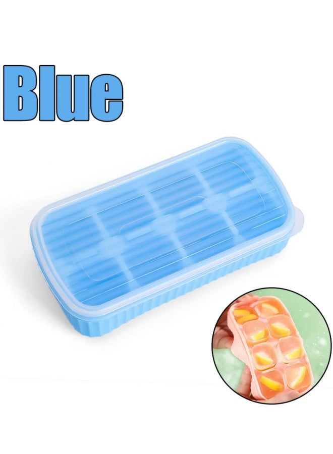 wowofa 8 Grid Ice Cube Mold Square Tray Food Grade Silicone Soft Bottom DIY Ice Blocks Maker Box Model Reusable Tool Pub Wine Summer - Image 1