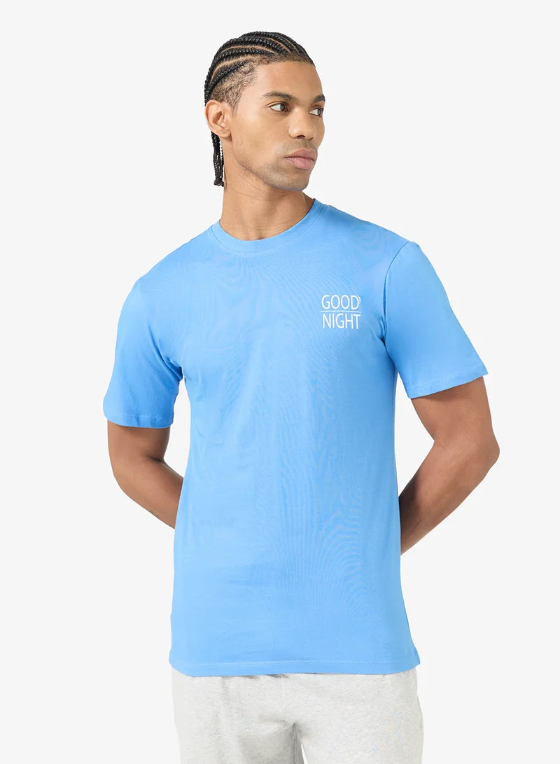 Seventy Five  Nightwear T-Shirt & Shorts Set for Men | Best Price UAE