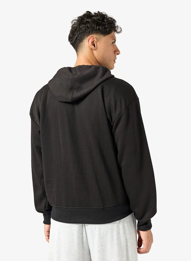 Seventy Five Basics Graphic Print Hoodie