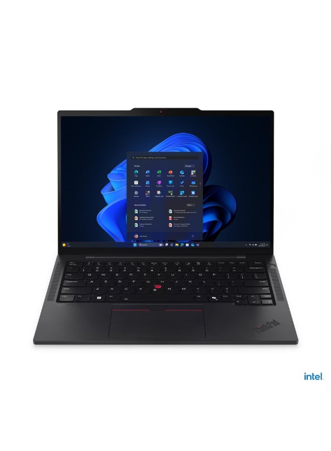 Lenovo ThinkPad T14s Gen 6 Business Laptop, 14" WUXGA IPS Display, Intel Core Ultra 7 255U, 16GB LPDDR5x RAM, 1TB SSD, Intel Graphics, Backlit English/Arabic Keyboard, Windows 11 Pro black - Image 1