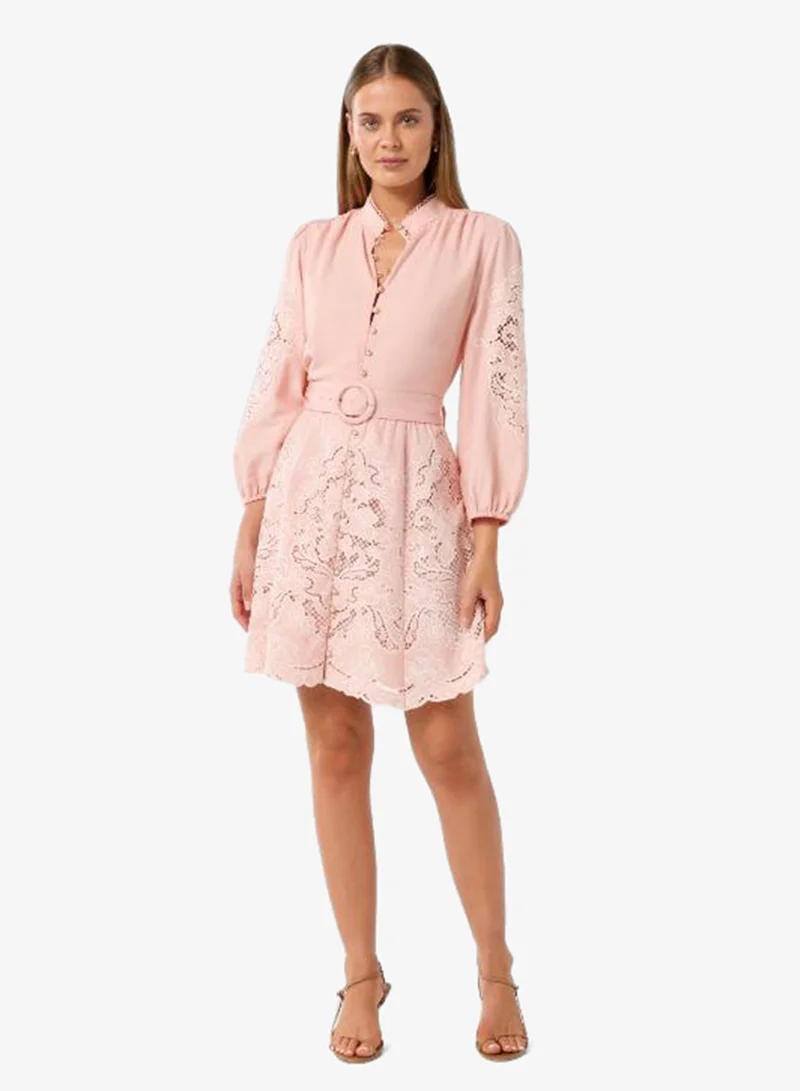 forever new Rhi Embroidered Belt Detailed Mini Dress