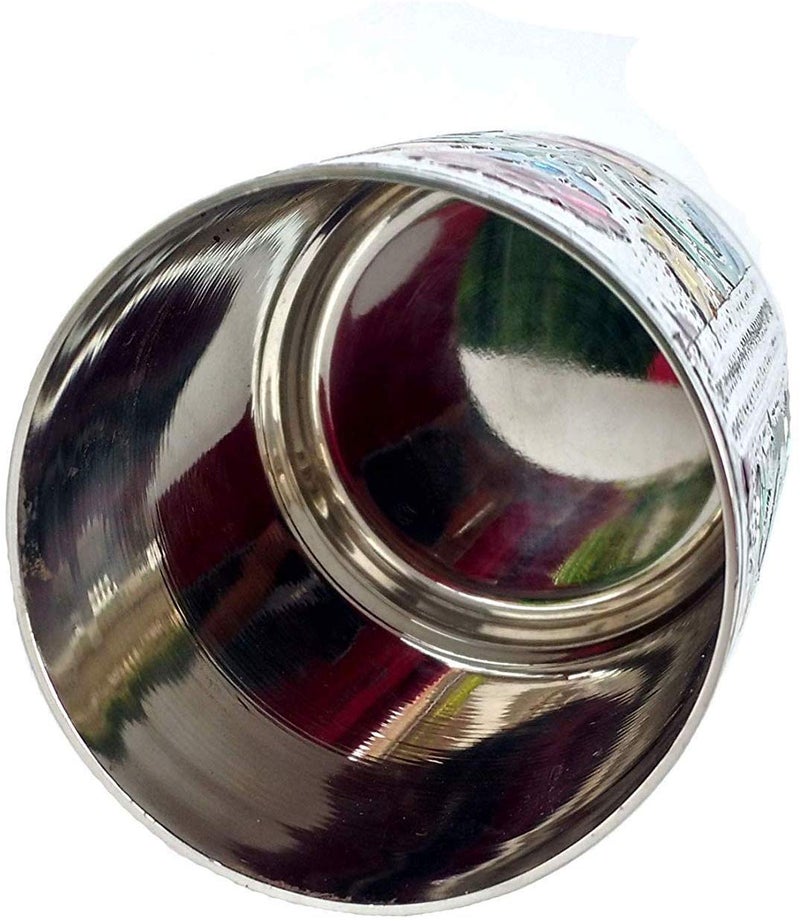 UK Enterprise Stainless Steel Decorative Meenakari Glasses Set of 6 Multi - Image 2