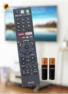 Remote Control RMF-TX220E sub RMF-TX310 Fits Sony Bravia OLED TV KD-65AF8 KD-55AF8 KD-65AF8 - AEP KD65AF8 KD65AF8 KD65AF8BAEP KD-55XF8596 KD- 5XF855XF888 KDL-49WF805 with battery