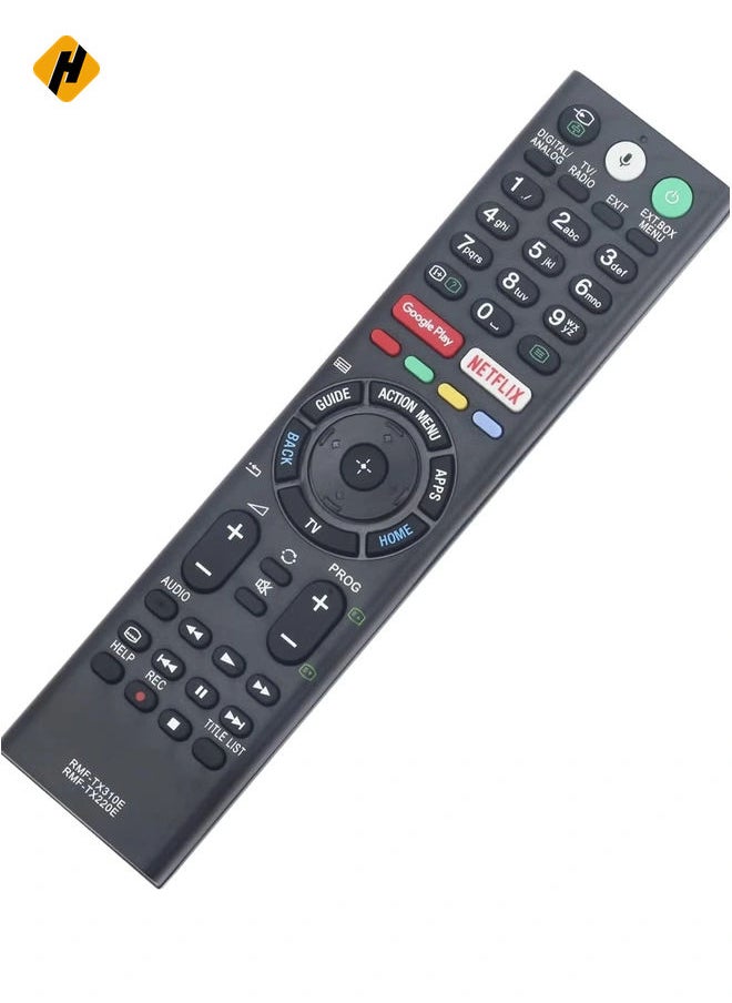 HuHa - Remote Control RMF-TX220E sub RMF-TX310 Fits Sony Bravia OLED TV KD-65AF8 KD-55AF8 KD-65AF8 - AEP KD65AF8 KD65AF8 KD65AF8BAEP KD-55XF8596 KD- 5XF855XF888 KDL-49WF805 with battery - Image 1