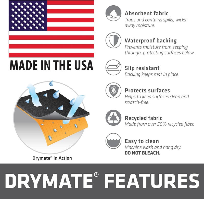 Dry Mate Gun Cleaning Pad, Premium Gun Cleaning Mat, Absorbent, Waterproof, Durable, Protects Surfaces, Contains Liquids (Made in The USA) - Image 5