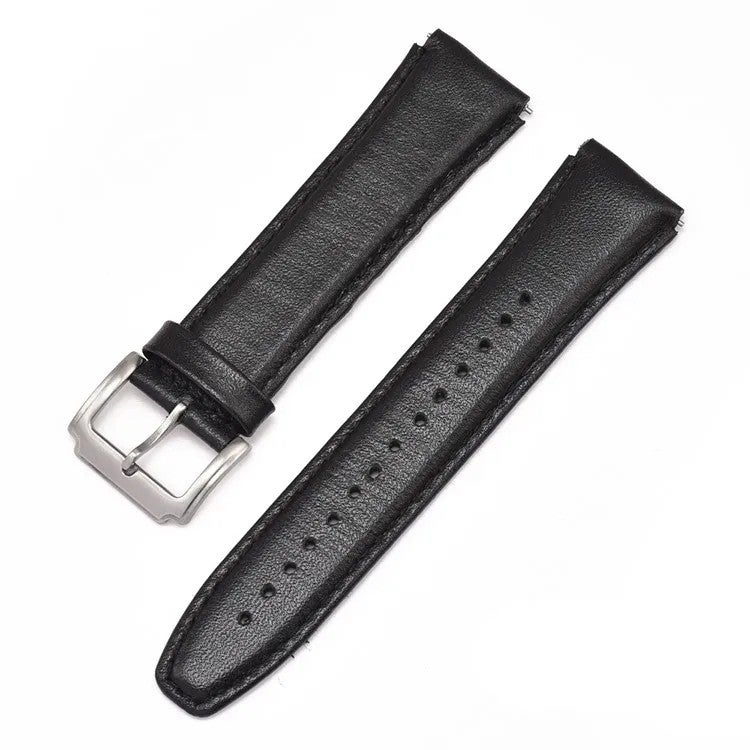 Bluejw 18mm Genuine Leather Watch Band with Quick Release Pins – Replacement Strap for Huawei B5 Watch, Easy to Replace the Watch Strap - Image 1