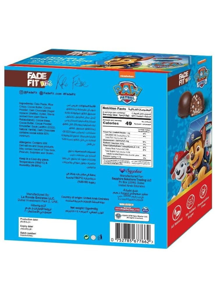 Fade Fit Kids Snack Double Choco Loco Date & Coca No Added Sugar Vegan Friendly Snack  - Image 3