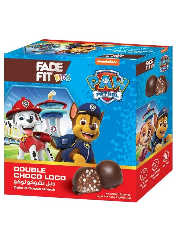 Fade Fit Kids Snack Double Choco Loco Date & Coca No Added Sugar Vegan Friendly Snack  - Image 1