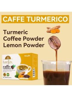 NUGEN Turmeric Coffee With Turmeric Powder, Glutathione Yeast,Fish Collagen 10 Bags  - Image 2