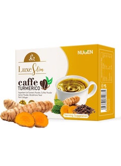 NUGEN Turmeric Coffee With Turmeric Powder, Glutathione Yeast,Fish Collagen 10 Bags  - Image 5