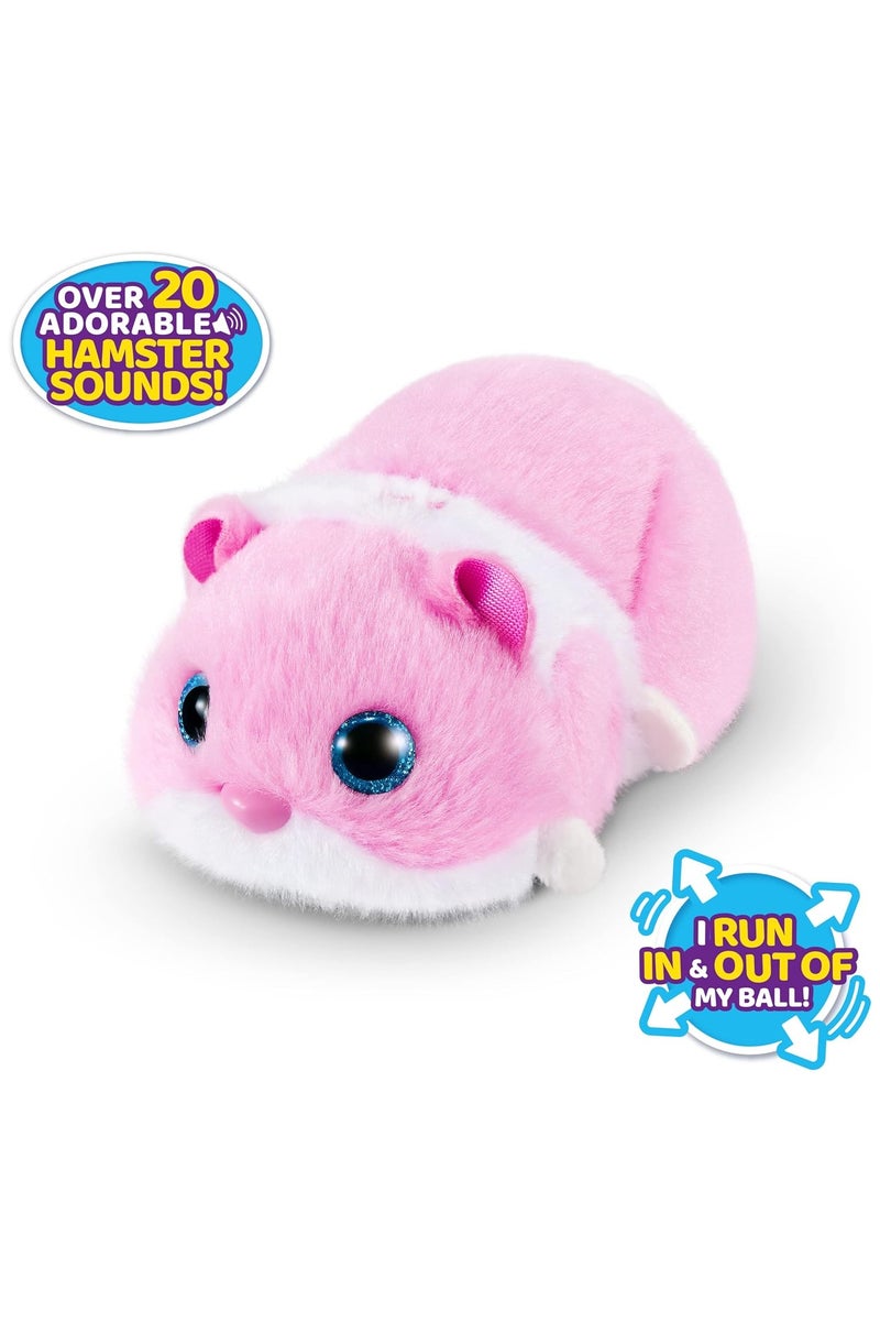 Pets Alive Hamstermania Series 1 Capsule – Interactive Toy Hamster with Running Ball, Real Sounds & Movements – 4 to Collect – Fun Gift for Kids by ZURU - Image 3