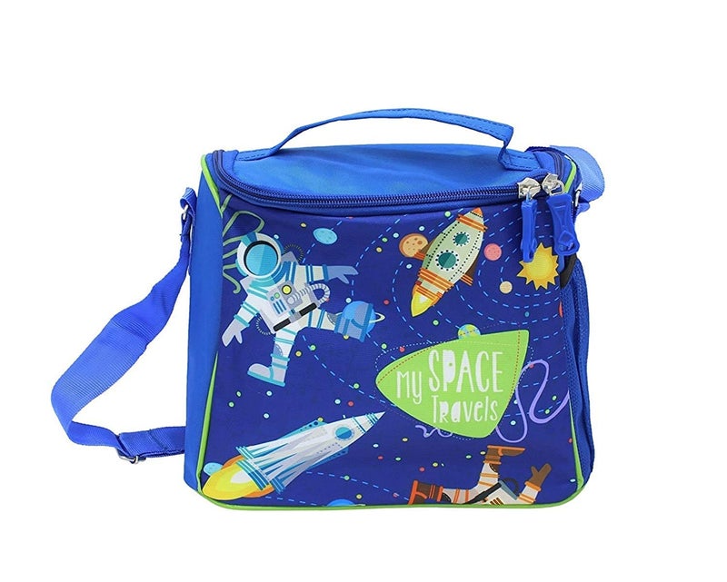ShopNGift Multicolour Blue Space Astronaut Unicorn Tiffin Bag Lunch Bag Insulate for Kids Boys Dream (Blue Space) - Image 5