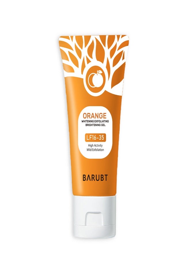 BARUBT Orange Enzyme Exfoliating Gel, suitable for deep cleansing, moisturizing, gentle mud scrubbing to remove dead skin on the face - Image 1
