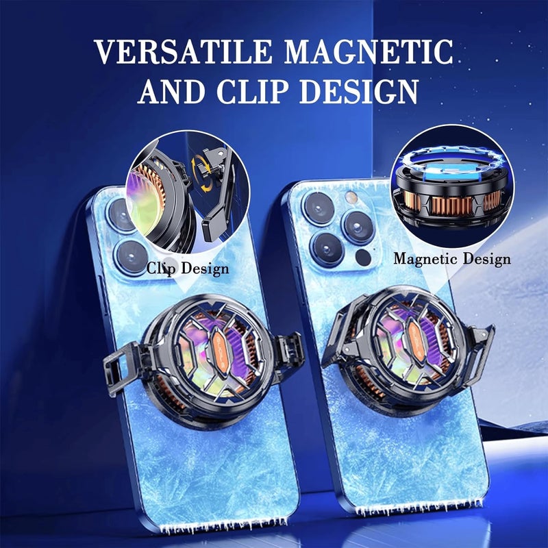 Cubonic FS03 Magnetic 15W Instant Freeze Phone Cooler with Removable Grill for Easy Servicing Radiator Fan with Removable Clips - Image 5