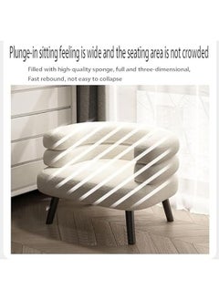 JOMILA Single Seater Sofa Armchair Lazy Susan Sun Chair for Living Room Bedroom Apartment Balcony Washable Small  - Image 5