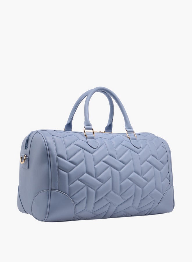 وايف حقيبة نسائية مبطنة بحزام مزدوج وإغلاق بسحاب مقاس واحد - Image 3