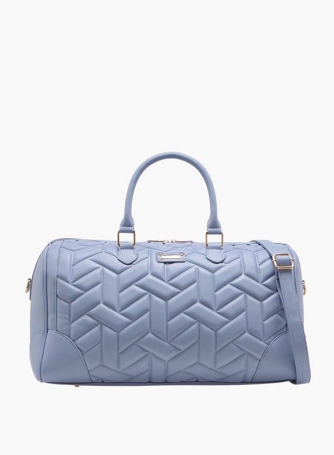 وايف حقيبة نسائية مبطنة بحزام مزدوج وإغلاق بسحاب مقاس واحد - Image 1