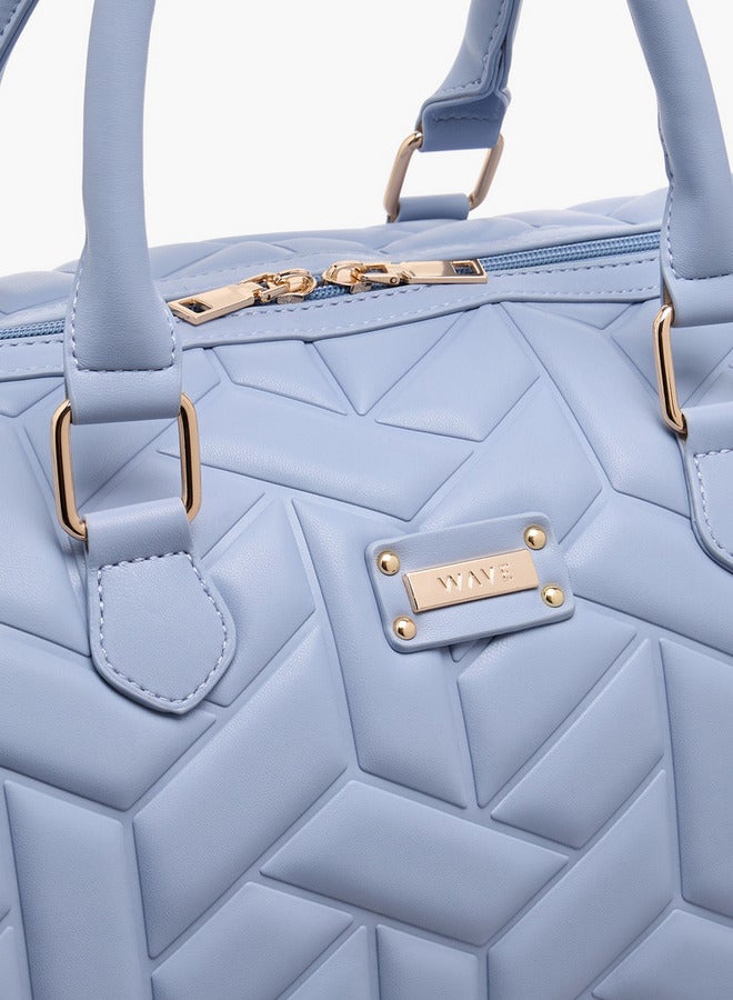 وايف حقيبة نسائية مبطنة بحزام مزدوج وإغلاق بسحاب مقاس واحد - Image 4