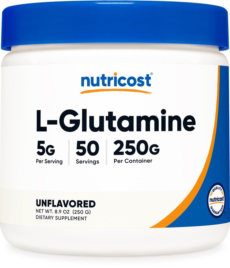Nutricost L-Glutamine Powder 250 Grams - Image 1